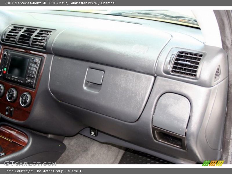 Alabaster White / Charcoal 2004 Mercedes-Benz ML 350 4Matic