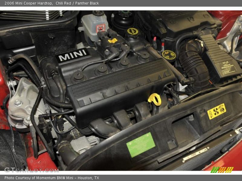 Chili Red / Panther Black 2006 Mini Cooper Hardtop