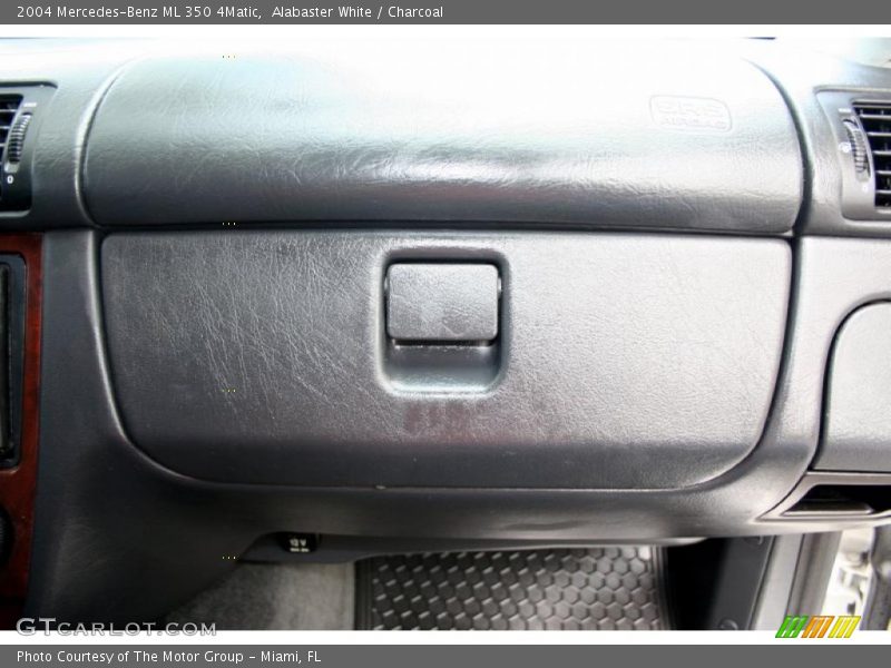 Alabaster White / Charcoal 2004 Mercedes-Benz ML 350 4Matic