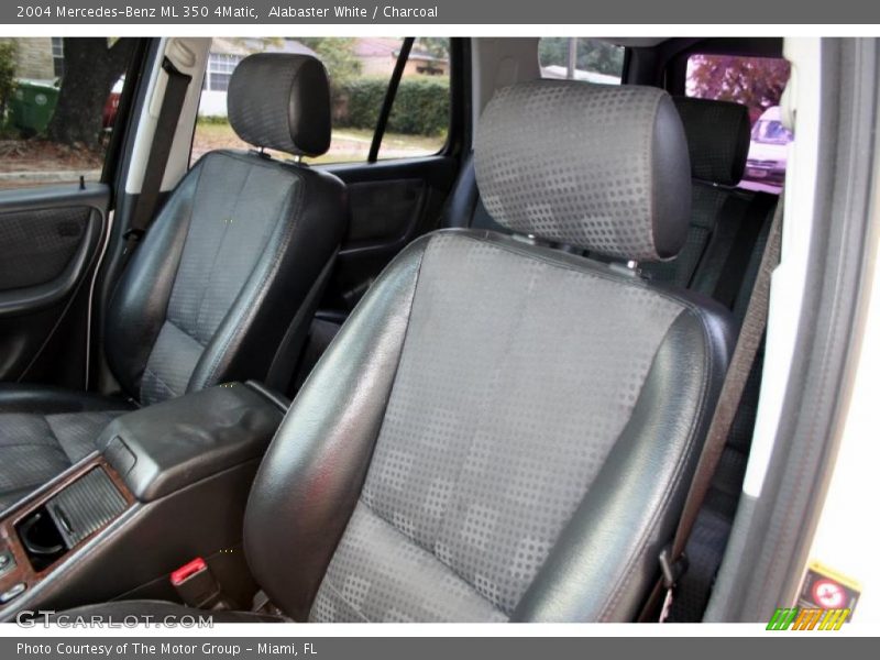 Alabaster White / Charcoal 2004 Mercedes-Benz ML 350 4Matic