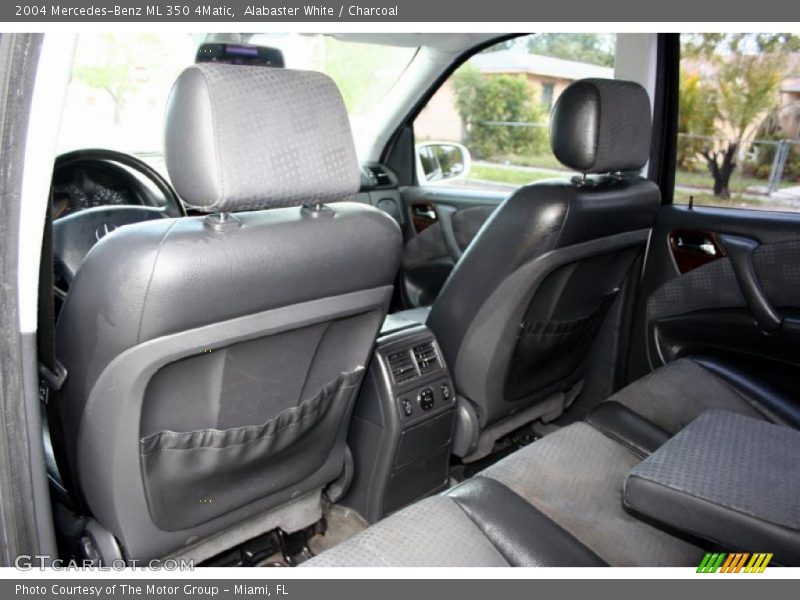 Alabaster White / Charcoal 2004 Mercedes-Benz ML 350 4Matic