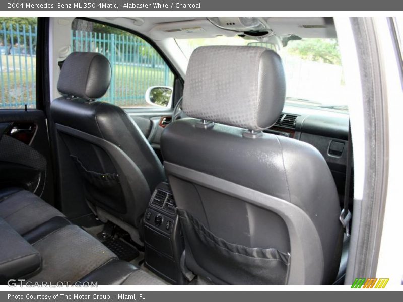 Alabaster White / Charcoal 2004 Mercedes-Benz ML 350 4Matic