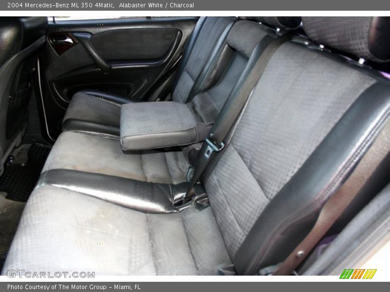 Alabaster White / Charcoal 2004 Mercedes-Benz ML 350 4Matic