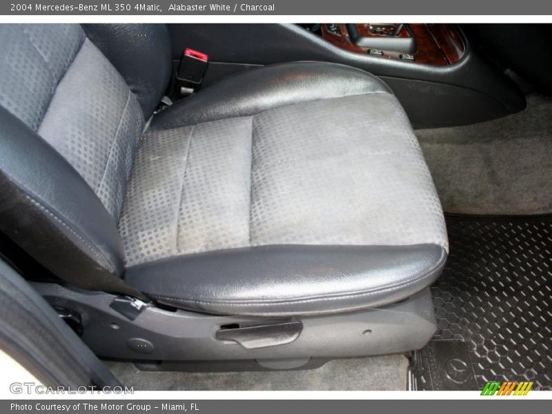 Alabaster White / Charcoal 2004 Mercedes-Benz ML 350 4Matic