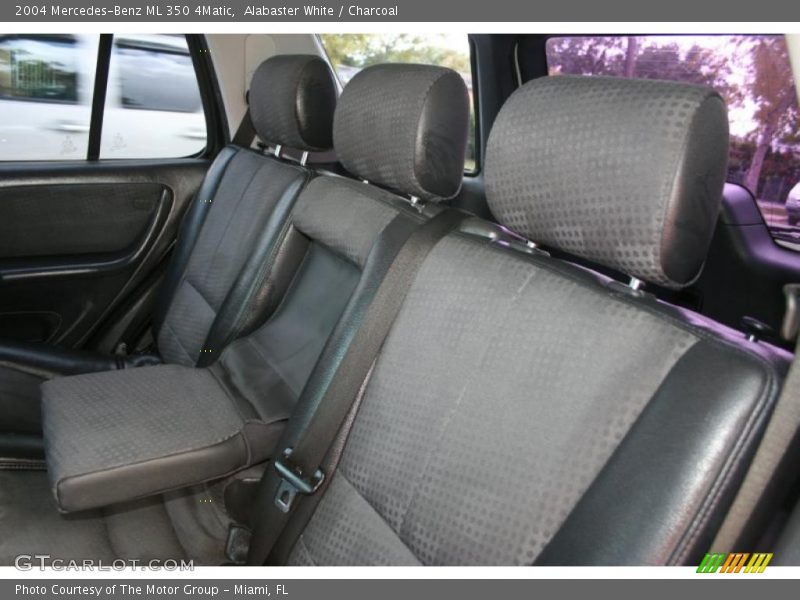 Alabaster White / Charcoal 2004 Mercedes-Benz ML 350 4Matic