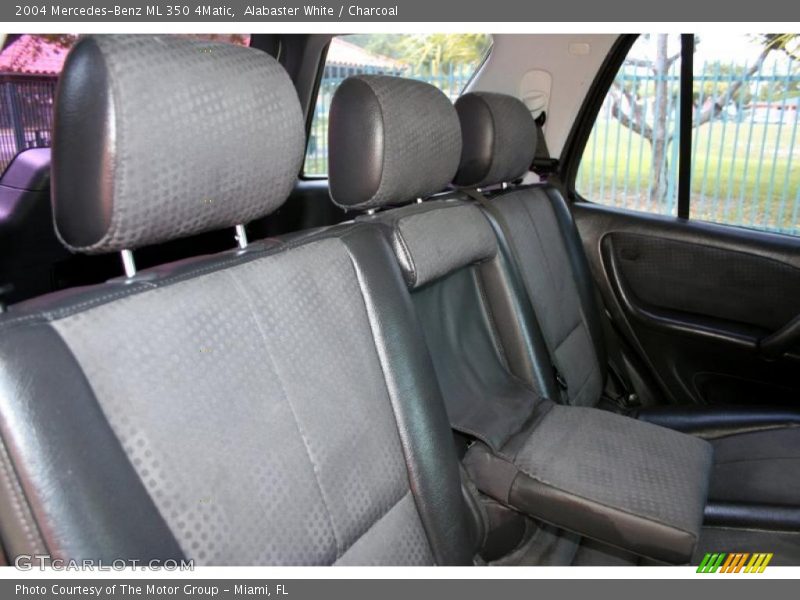 Alabaster White / Charcoal 2004 Mercedes-Benz ML 350 4Matic