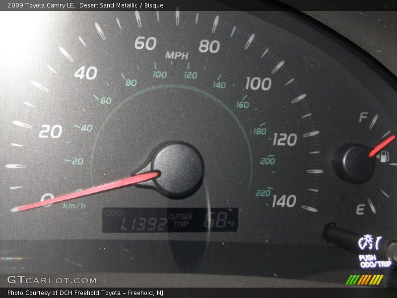 Desert Sand Metallic / Bisque 2009 Toyota Camry LE