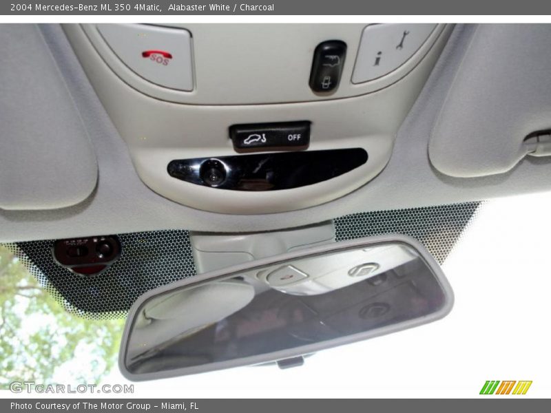 Alabaster White / Charcoal 2004 Mercedes-Benz ML 350 4Matic