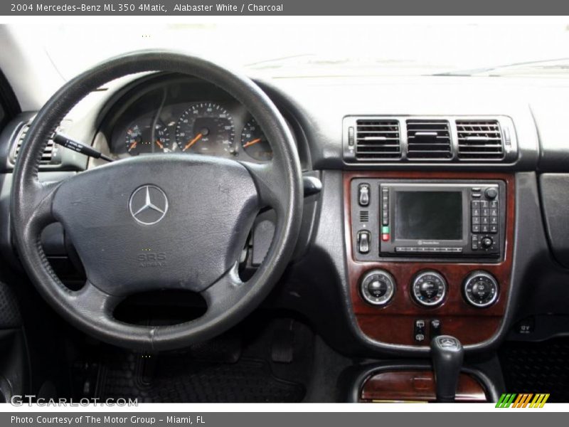 Alabaster White / Charcoal 2004 Mercedes-Benz ML 350 4Matic