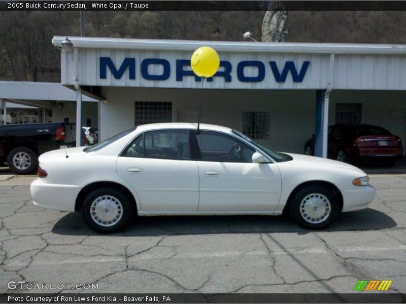White Opal / Taupe 2005 Buick Century Sedan