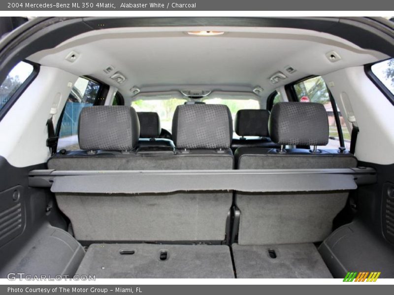 Alabaster White / Charcoal 2004 Mercedes-Benz ML 350 4Matic