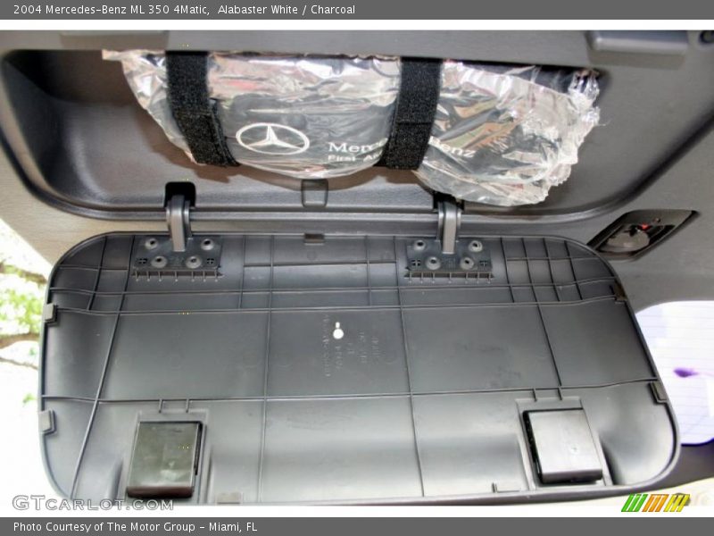 Alabaster White / Charcoal 2004 Mercedes-Benz ML 350 4Matic