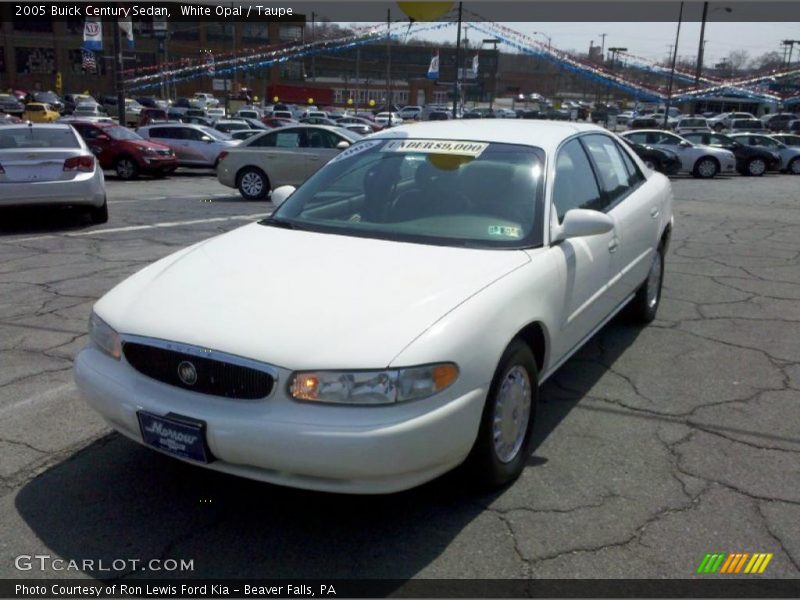 White Opal / Taupe 2005 Buick Century Sedan