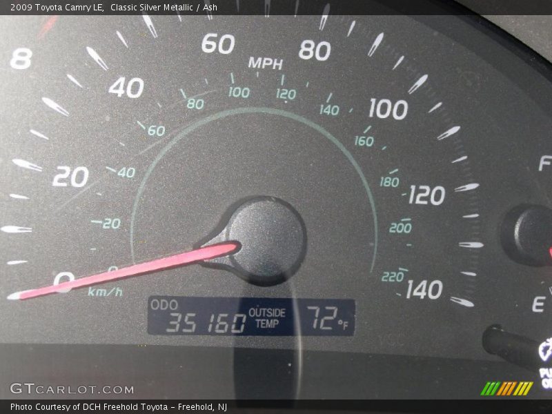 Classic Silver Metallic / Ash 2009 Toyota Camry LE
