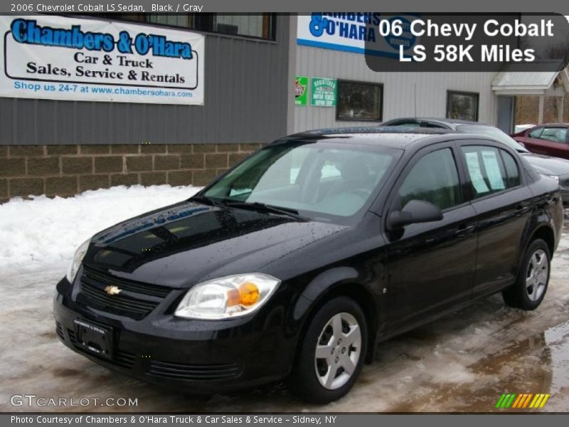 Black / Gray 2006 Chevrolet Cobalt LS Sedan