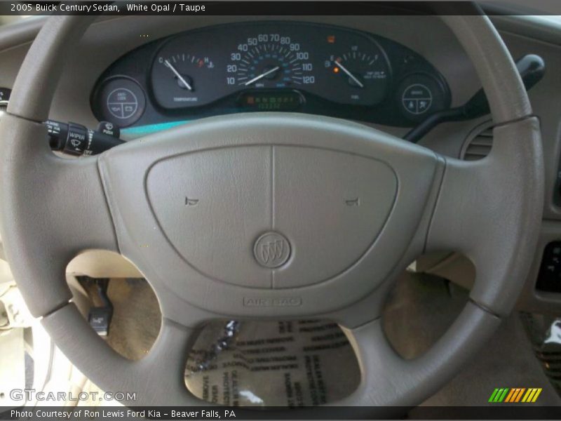 White Opal / Taupe 2005 Buick Century Sedan