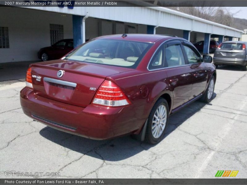 Merlot Metallic / Pebble 2007 Mercury Montego Premier AWD