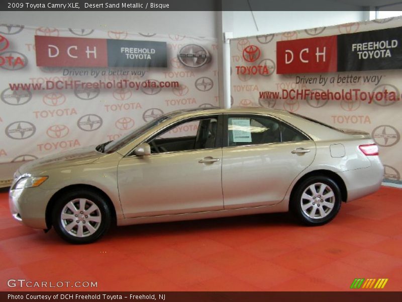 Desert Sand Metallic / Bisque 2009 Toyota Camry XLE