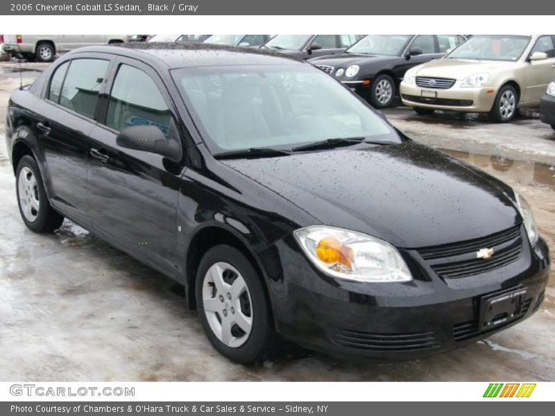 Black / Gray 2006 Chevrolet Cobalt LS Sedan
