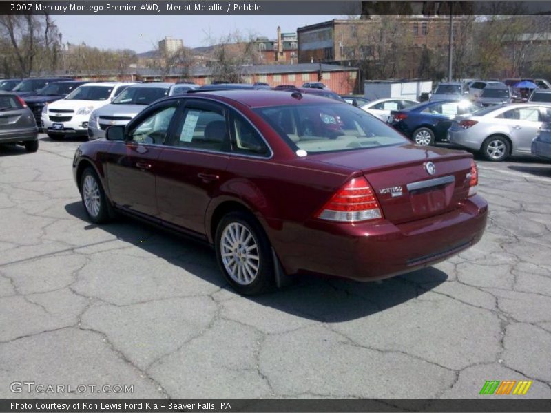 Merlot Metallic / Pebble 2007 Mercury Montego Premier AWD