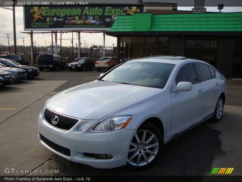 Crystal White / Black 2006 Lexus GS 300 AWD