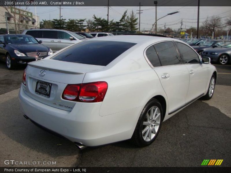 Crystal White / Black 2006 Lexus GS 300 AWD