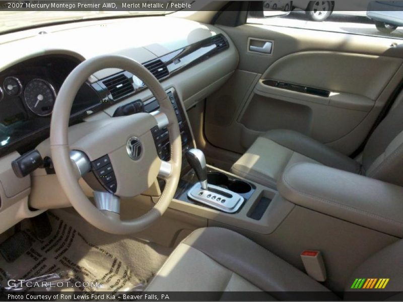 Merlot Metallic / Pebble 2007 Mercury Montego Premier AWD