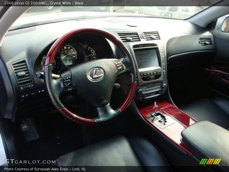 Crystal White / Black 2006 Lexus GS 300 AWD