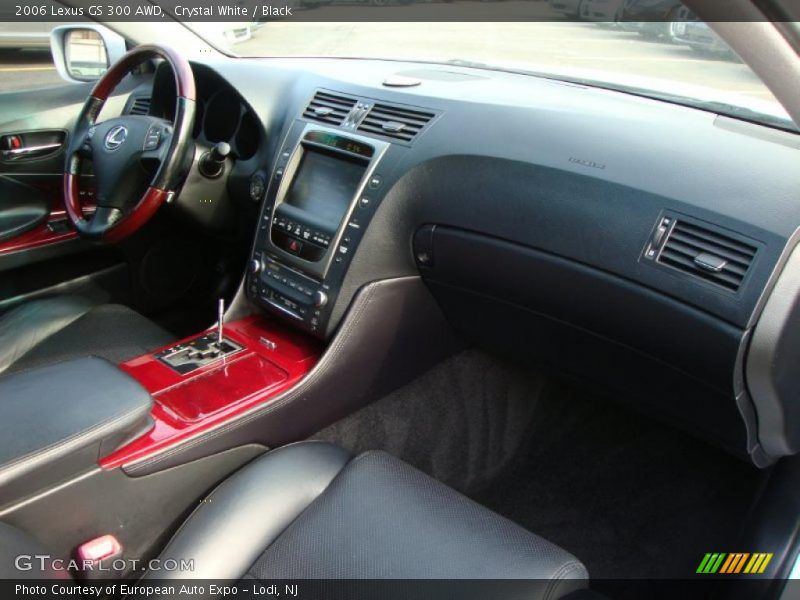Crystal White / Black 2006 Lexus GS 300 AWD