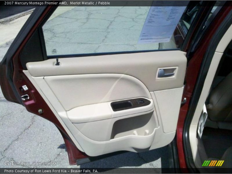 Merlot Metallic / Pebble 2007 Mercury Montego Premier AWD
