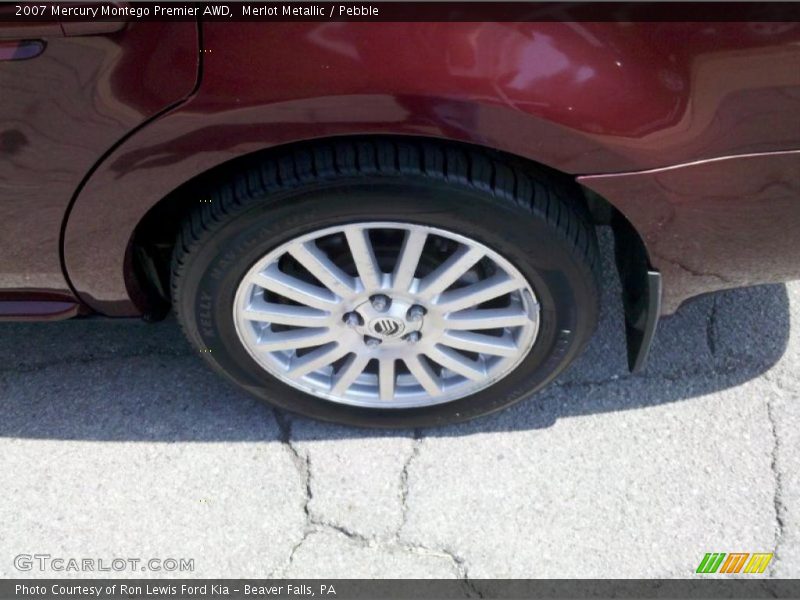 Merlot Metallic / Pebble 2007 Mercury Montego Premier AWD