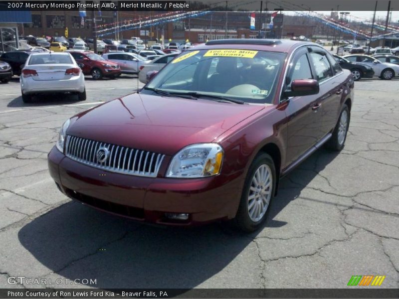 Merlot Metallic / Pebble 2007 Mercury Montego Premier AWD
