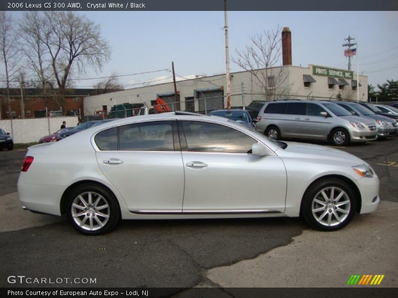 Crystal White / Black 2006 Lexus GS 300 AWD
