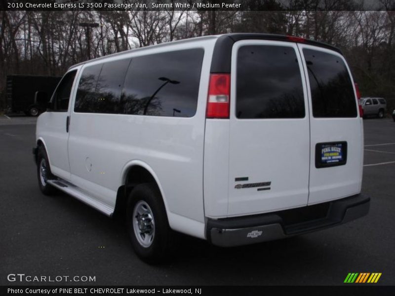 Summit White / Medium Pewter 2010 Chevrolet Express LS 3500 Passenger Van