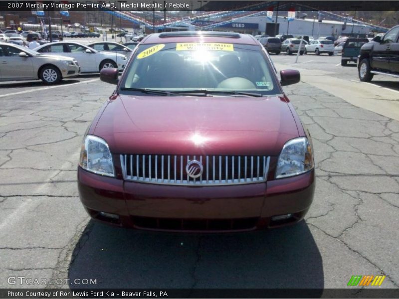 Merlot Metallic / Pebble 2007 Mercury Montego Premier AWD