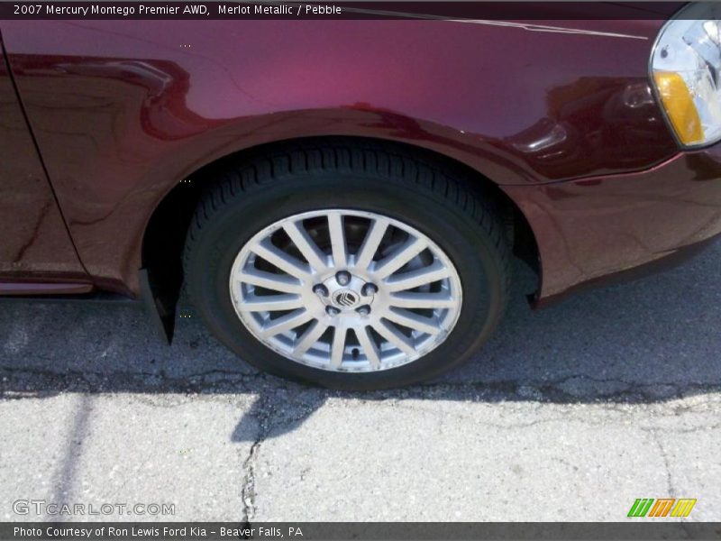 Merlot Metallic / Pebble 2007 Mercury Montego Premier AWD