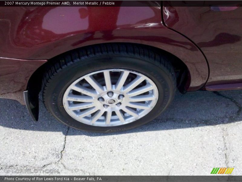 Merlot Metallic / Pebble 2007 Mercury Montego Premier AWD