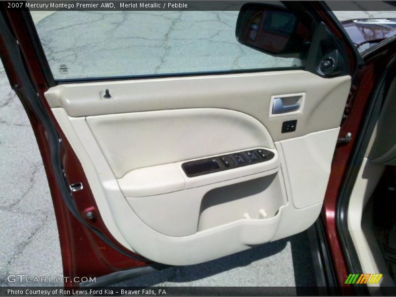 Merlot Metallic / Pebble 2007 Mercury Montego Premier AWD