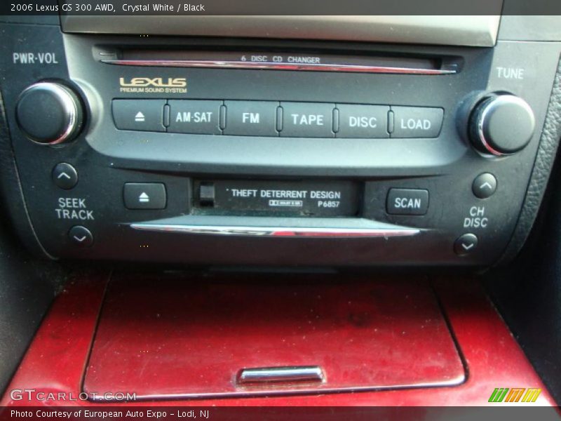Crystal White / Black 2006 Lexus GS 300 AWD