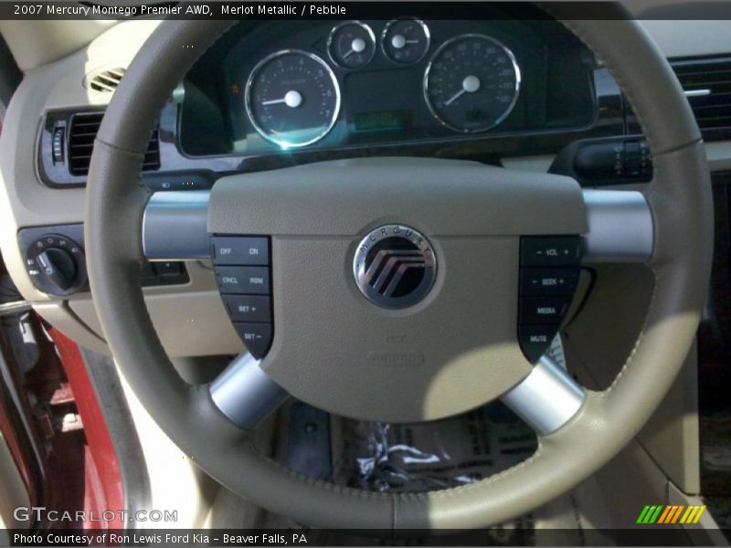 Merlot Metallic / Pebble 2007 Mercury Montego Premier AWD