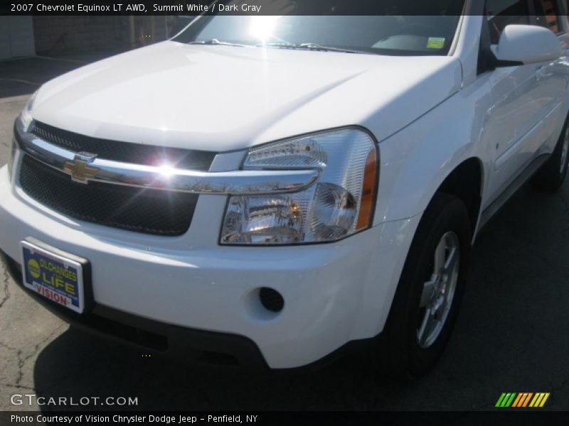 Summit White / Dark Gray 2007 Chevrolet Equinox LT AWD