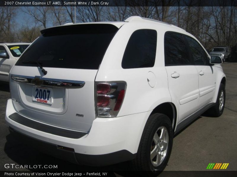 Summit White / Dark Gray 2007 Chevrolet Equinox LT AWD
