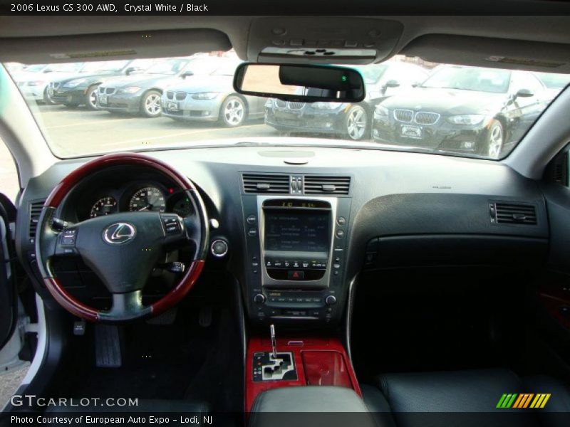 Crystal White / Black 2006 Lexus GS 300 AWD
