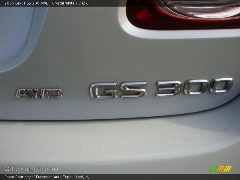 Crystal White / Black 2006 Lexus GS 300 AWD