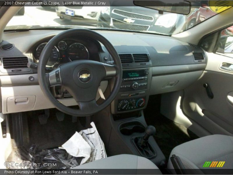 Laser Blue Metallic / Gray 2007 Chevrolet Cobalt LS Coupe