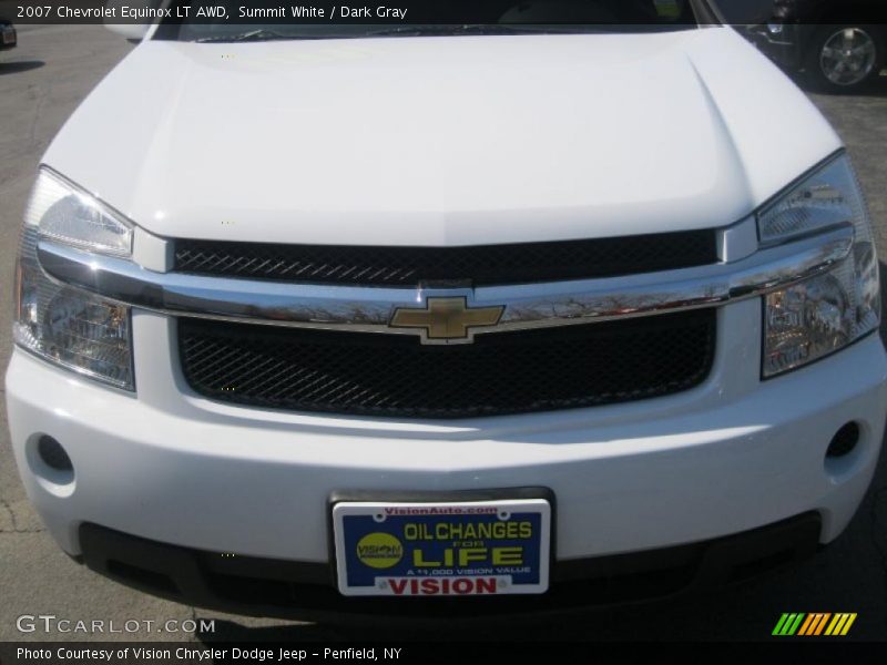 Summit White / Dark Gray 2007 Chevrolet Equinox LT AWD