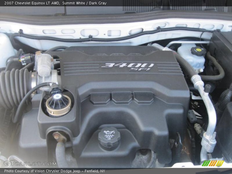 Summit White / Dark Gray 2007 Chevrolet Equinox LT AWD