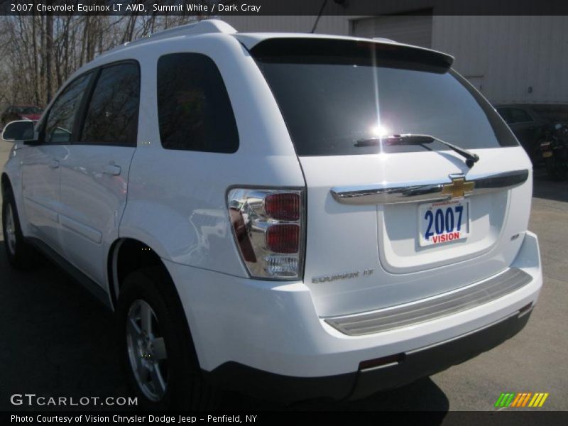 Summit White / Dark Gray 2007 Chevrolet Equinox LT AWD