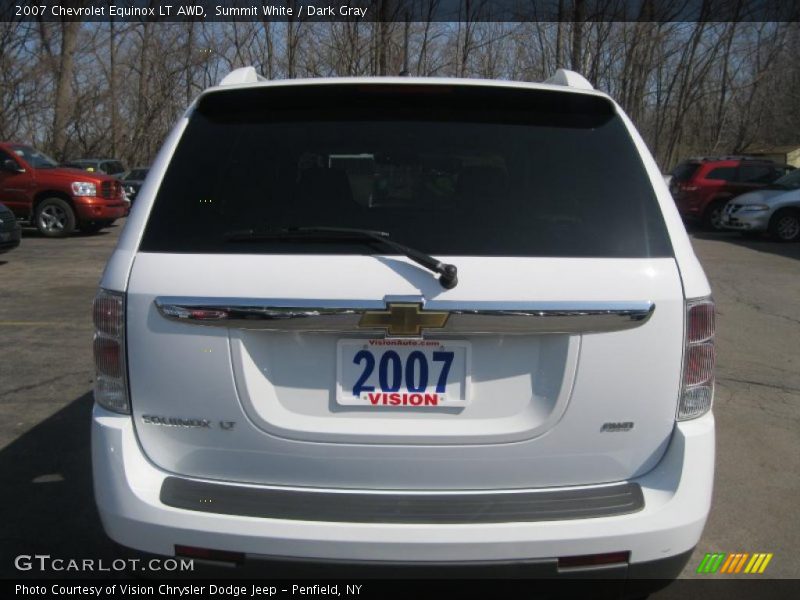 Summit White / Dark Gray 2007 Chevrolet Equinox LT AWD