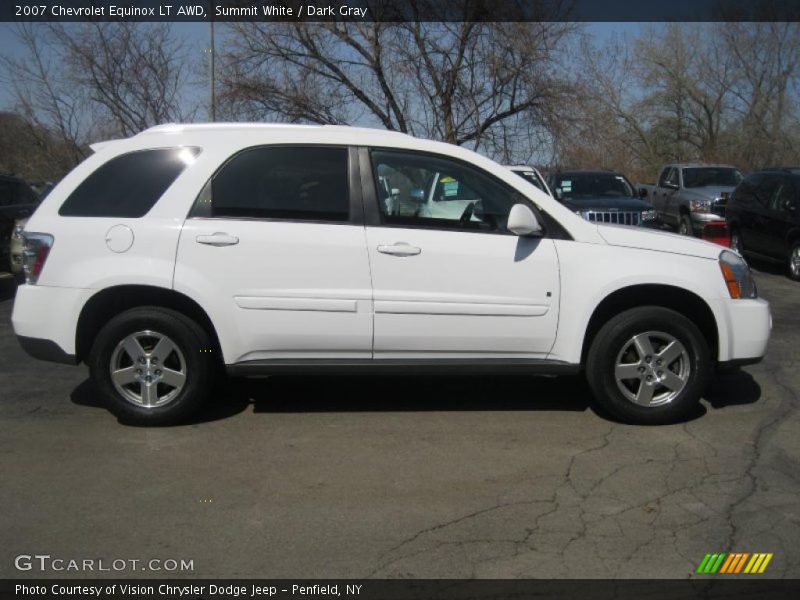 Summit White / Dark Gray 2007 Chevrolet Equinox LT AWD